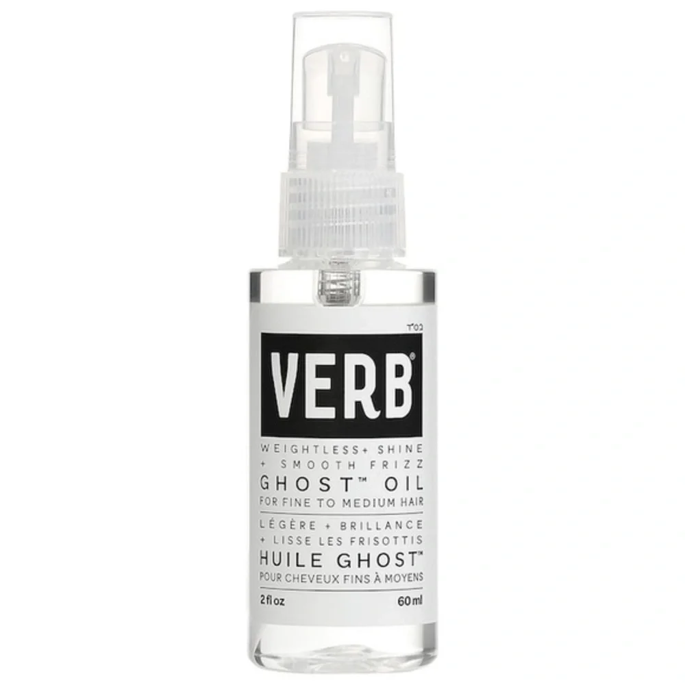 Verb Ghost™ Oil Heat Protectant Smooth & Shine 2 oz / 60 mL – For Fine Hair